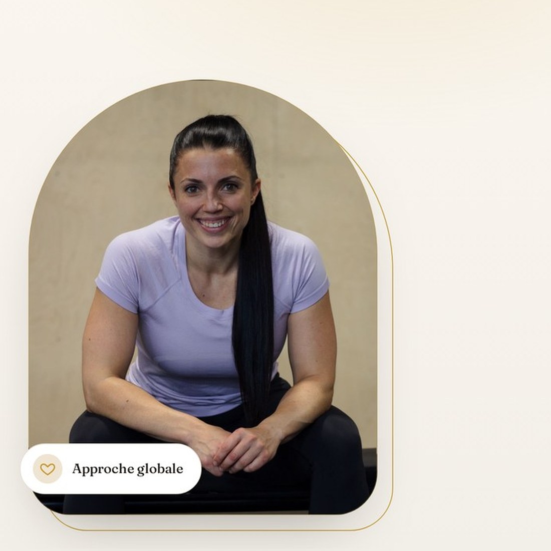 Homepage of the example site Hardy built for a kinesiologist and naturopath